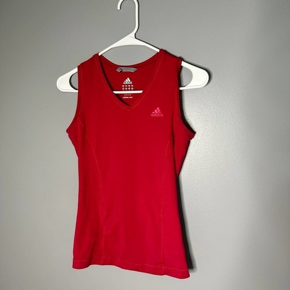 Pink Woman's Adidas Athletic Tank Size Small - Picture 2 of 5
